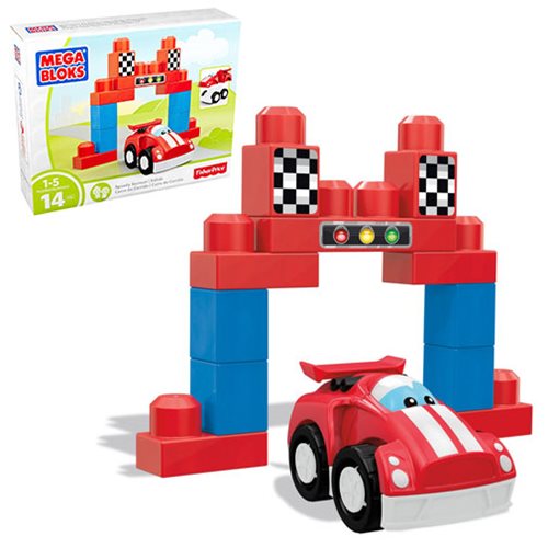 Mega Bloks Speedy Racecar Block Playset